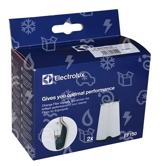sada filtrů Electrolux EF150 pro vysavače Ergorapido Electrolux, AEG, (2ks)